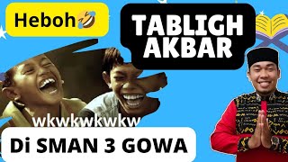 HEBOH!!! TABLIGH AKBAR Ust. Aswar Liwang (ASLI) di SMAN 3 GOWA. Ceramah Makassar Lucu, dan Sedih. screenshot 1