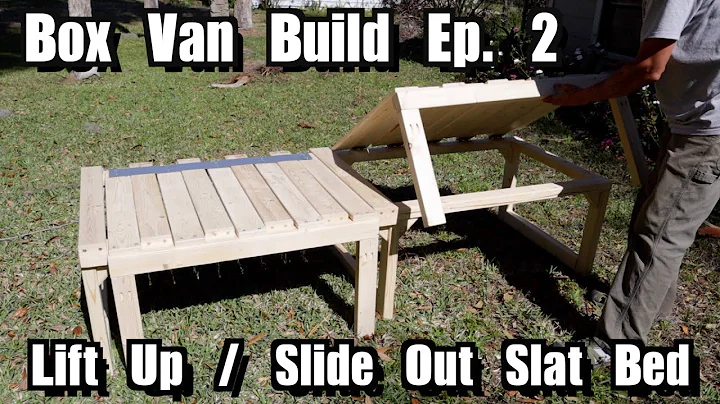 Box Van Build Ep. 2 - Lift Up/Slide Out Slat Bed