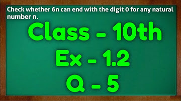 Real Numbers | Chapter 1 Ex 1.2 Q - 5 | NCERT | Maths Class 10th