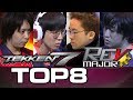 TEKKEN 7 REV MAJOR 2017 TOP 8 (TIMESTAMP) Knee Nobi JDCR Saint Take Kkokkoma Dimeback Tsubumi Doujin