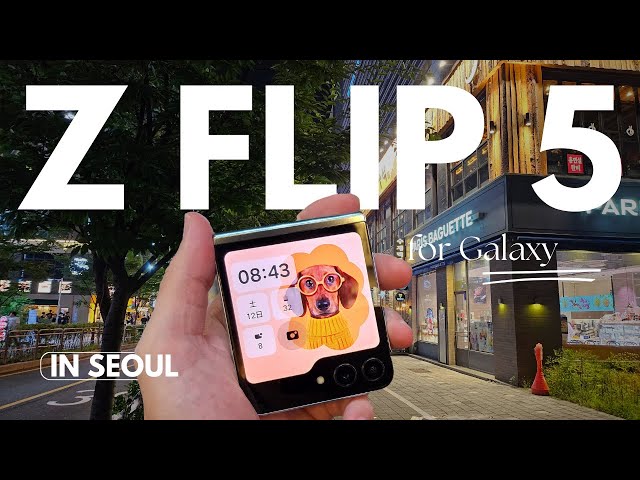 【先行レビュー】韓国版 Galaxy Z Flip5とGalaxy Flip4を比較 
