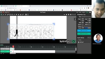 Wick editor sample walk cycle