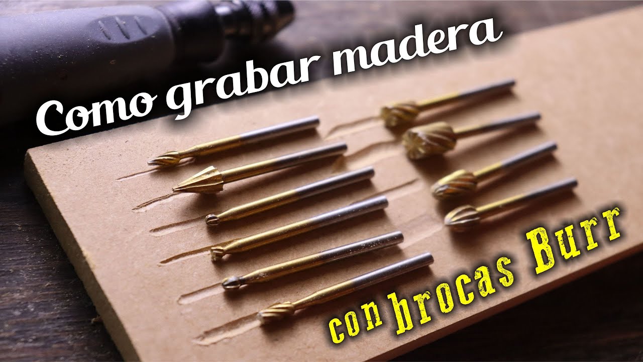 10 Brocas De Madera Para Tallar Y Grabar, Accesorios Para T.