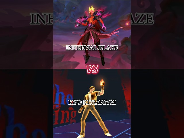 #request by @icelord8200 Valir Infernal Blaze vs Valir Kyo Kusanagi #mlbb #mobilelegends #shorts class=