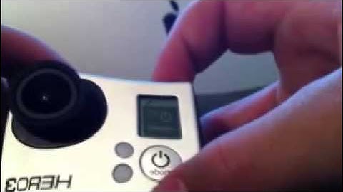 GoPro Hero settings menu tutorial edited with Apple iMovie