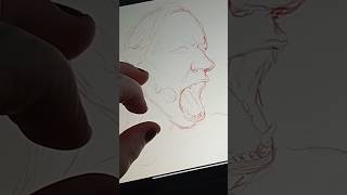 Werewolf transformation WIP - Digital Art 🐺🌕