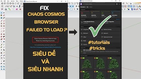 FIX LỖI CHAOS COSMOS MỞ KHÔNG ĐƯỢC CỰC NHANH VÀ DỄ !! "Chaos Cosmos Failed to Load"