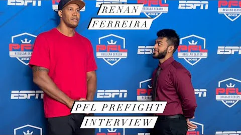 PFL Heavyweight Renan Ferreira Media Day Interview with ThreePieceCombo