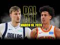 Dallas Mavericks vs Atlanta Hawks Full Game Highlights – March 18, 2026 | NBA Season Mp3 Song
