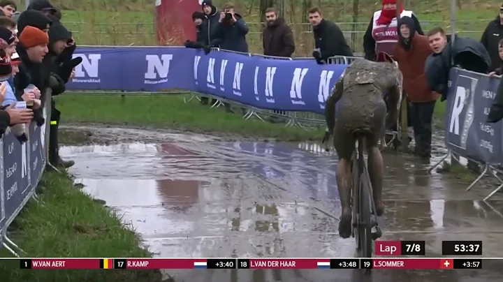 Thibau Nys awkward crash at this years UCI World Cup Dendermonde