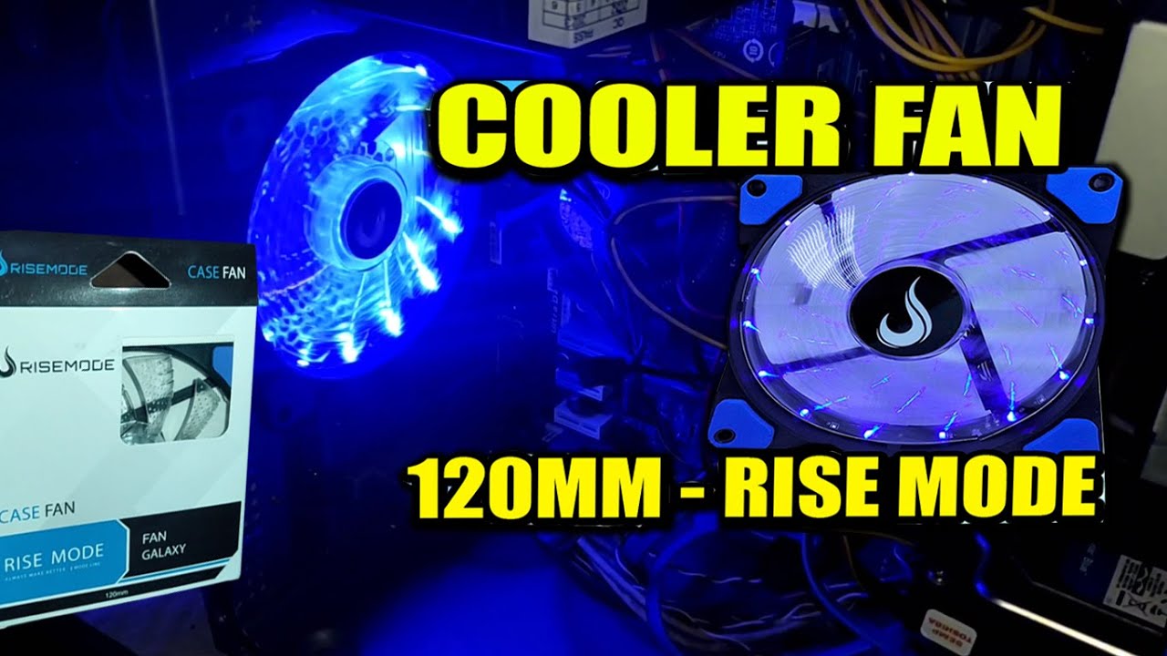Unboxing Cooler FAN Rise Mode Wind W1, 120mm, LED Azul