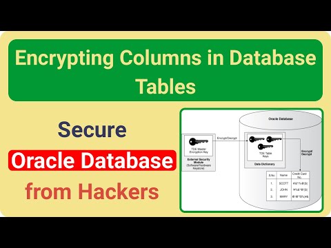 Video: Hvordan krypterer jeg en Oracle-forbindelse?