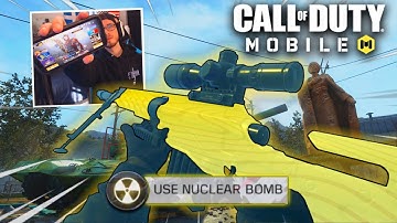 SNIPING NUKE with the GOLD INTERVENTION on CoD MOBILE! (Unlocking The Gold DL Q33!)