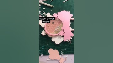 How to makeva double shaker cake topper #caketopper #shakertopper #shakercaketopper