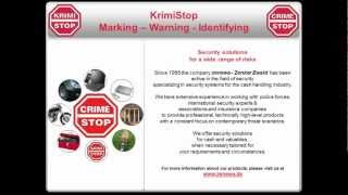 Krimistop Crimestop Property Marking Presentation