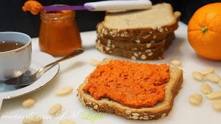 RECETA DE MUHAMMARA  O CREMA DE PIMIENTOS ROJOS  /  SOBRASADA VEGANA RECETA FÁCIL Y RÁPIDA by recetas de casa LM light 1,869 views 1 month ago 4 minutes, 14 seconds