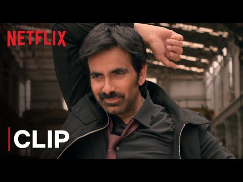 Ravi Teja's Explosive Fight Scene | Dhamaka | Netflix India