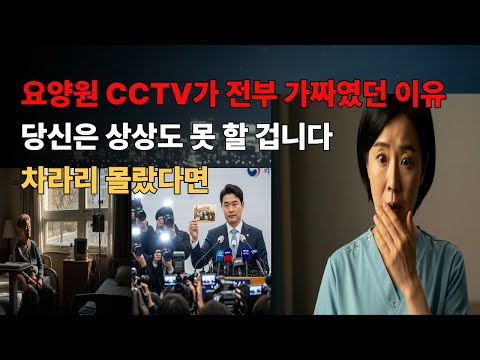 요양원 CCTV가 전부 가짜였던 이유... 당신은 상상도 못 할 겁니다.[진실]