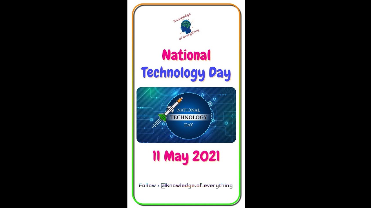 national technology day status
