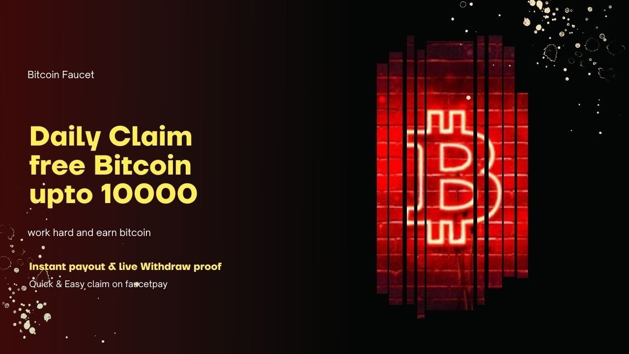 Bitcoin Faucet - Daily 6 Claims - Claim Upto 100-10000 Satoshi Daily - Tamil Crypto Earn.