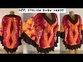 How to cut and sew stylish Bubu dress with gathers and snatched waist effect