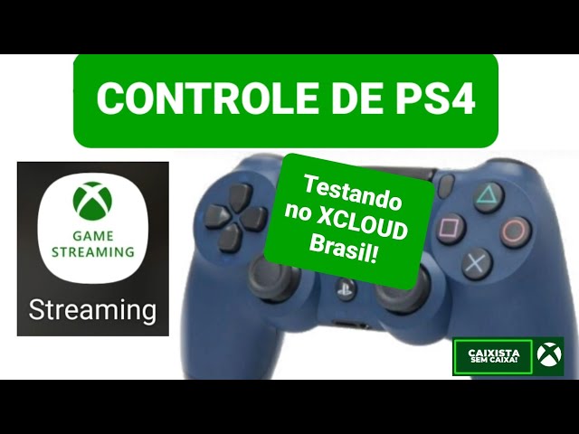 CONTROLE DE PS4 NO PC VIA CABO FUNCIONA NA XCLOUD? TESTANDO NO APP WINDOWS  E NAVEGADOR 