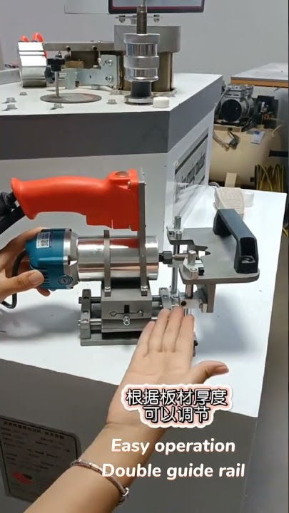 Portable slotting machine & Portable hinge drilling machine #woodworkingmachinery #woodworking