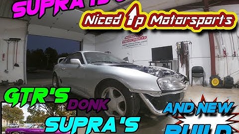 Supra Build 700HP Ep.29 - Supra Delivered to CJ @ NicedupMotorsports!! & new build on the Channel!!!