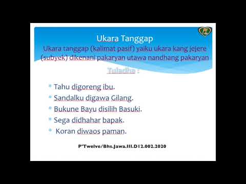 Bahasa Jawa Kelas III - Mangerteni Tegese Tembung