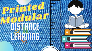 INITIATION OF PRINTED MODULAR DISTANCE LEARNING by SIR ALDRIN DEOCARES