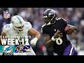 Miami dolphins vs baltimore ravens  2023 week 17 game highlights