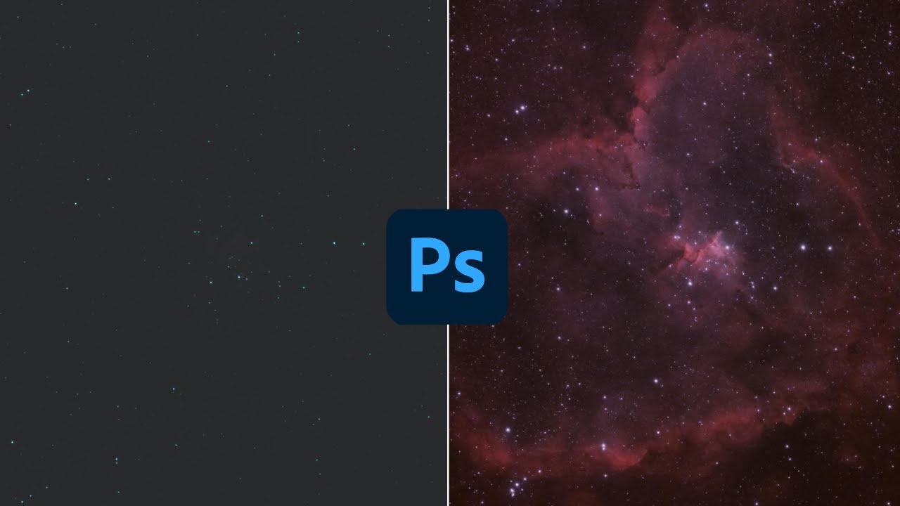 Editing The Heart Nebula in Photoshop | L-eNhance Workflow