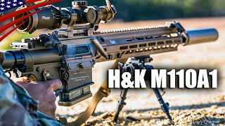 H&K M110A1  American Soldiers Trains New SemiAuto Sniper Rifle
