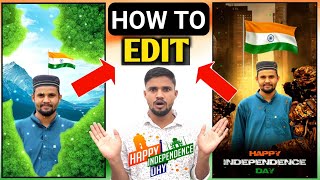 How to edit photo with Indipendence day template | Happy Independence Day 2021,top photo editing app screenshot 1