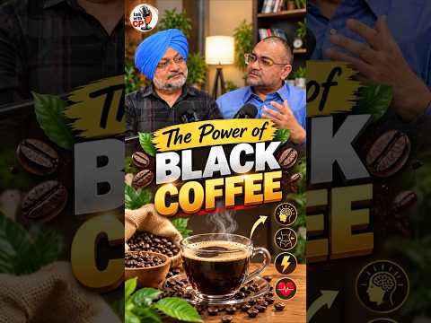 The Power of BLACK COFFEE ☕ | Benefits, Myths & Health Facts | Dr. Ish Handa #shorts #blackcoffee