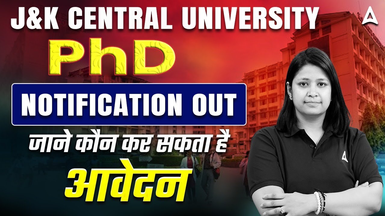 Central University of Jammu Ph.D Admistion 2025 | J&K Central ...