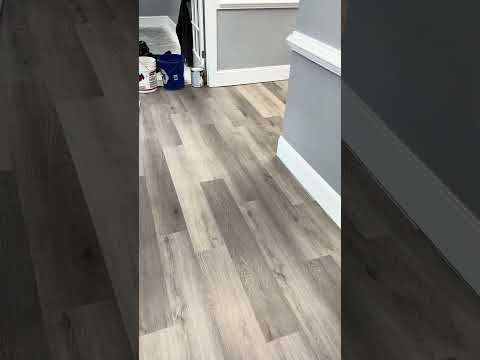 LVP Installation - Before and After #beforeandafter #lvpfloors #lvpflooring #lvp  #lvptransition