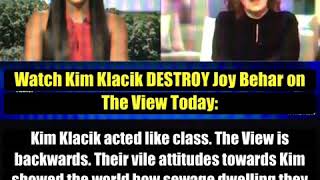Kim Klacik DESTROY Joy Behar on The View Today: SocialNetworkTrends