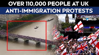 London Anti Immigration Rally | Thousands Gather For Anti-Immigration March In London