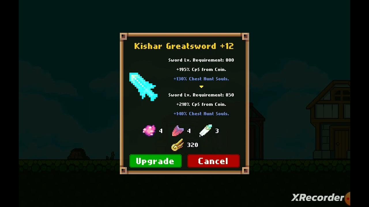 Idle Slayer Kishar Greatsword +15 YouTube
