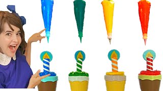 Learn Colors with Paw Patrol Cupcakes ! Educational Video | Pretend Play fro Kids |