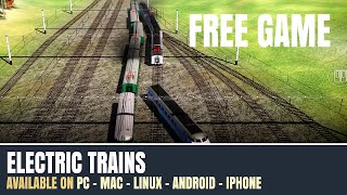 FREE GAME - Electric trains - drive to locations, deliver passengers or cargo to complete the level screenshot 3