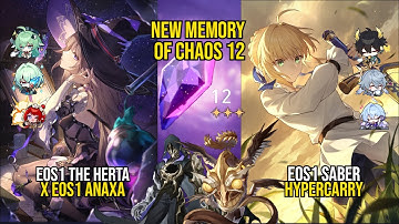 NEW Memory Of Chaos 12 | E0S1 The Herta x E0S1 Anaxa & E0S1 Saber Hypercarry | Honkai Star Rail 3.6