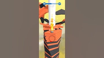 stack ball gameplay most satisfying game #stackball #games #stackballgame #roblox #viral #puzzle