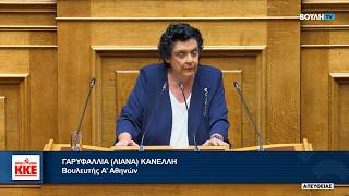 Λ. Κανέλλη: Οι αλλαγές στο Σύνταγμα συνταγματικοποιούν κάθε αθλιότητα του αστικού κράτους