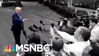 Trump Yesterday: Unhappy With Racist Chant. Trump Now: They're Patriots. | The 11th Hour | MSNBC