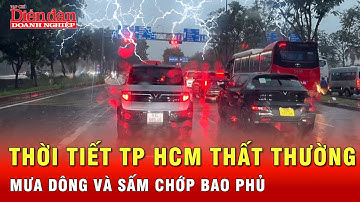 Mưa dông bất thường khiến TPHCM “chìm trong biển nước”| Tin tức 24h