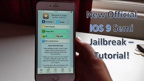 New Official Semi JAILBREAK - iOS 9 Tutorial!