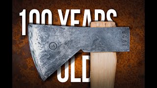 Blacksmith ATTEMPTS to make AXE from 100 YEAR OLD STEEL.