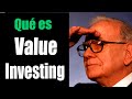 Que es el VALUE INVESTING✅//Inversiones de Valor vs Acciones de crecimiento✅